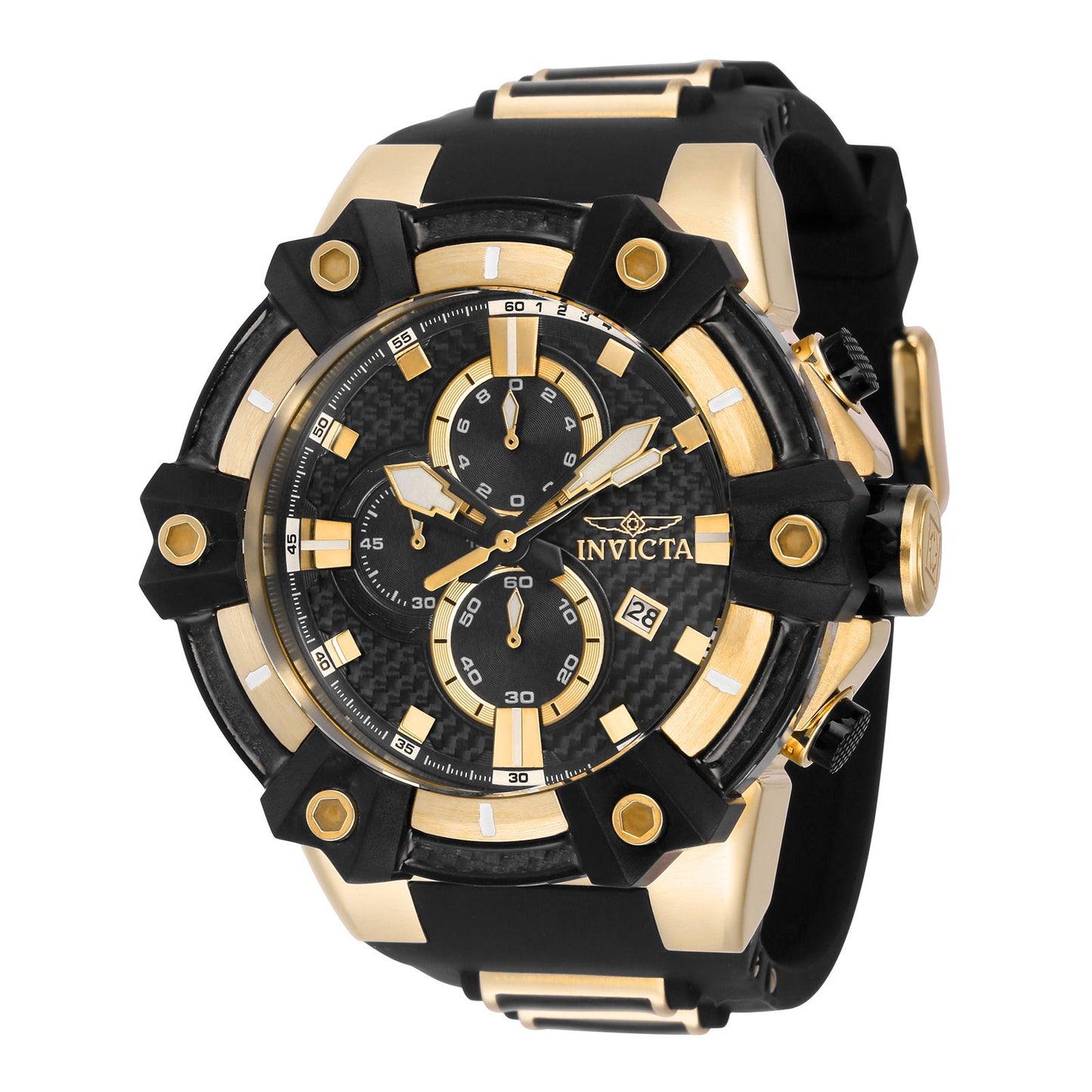 RELOJ DEPORTIVO PARA HOMBRE INVICTA CARBON HAWK 37282 - NEGRO