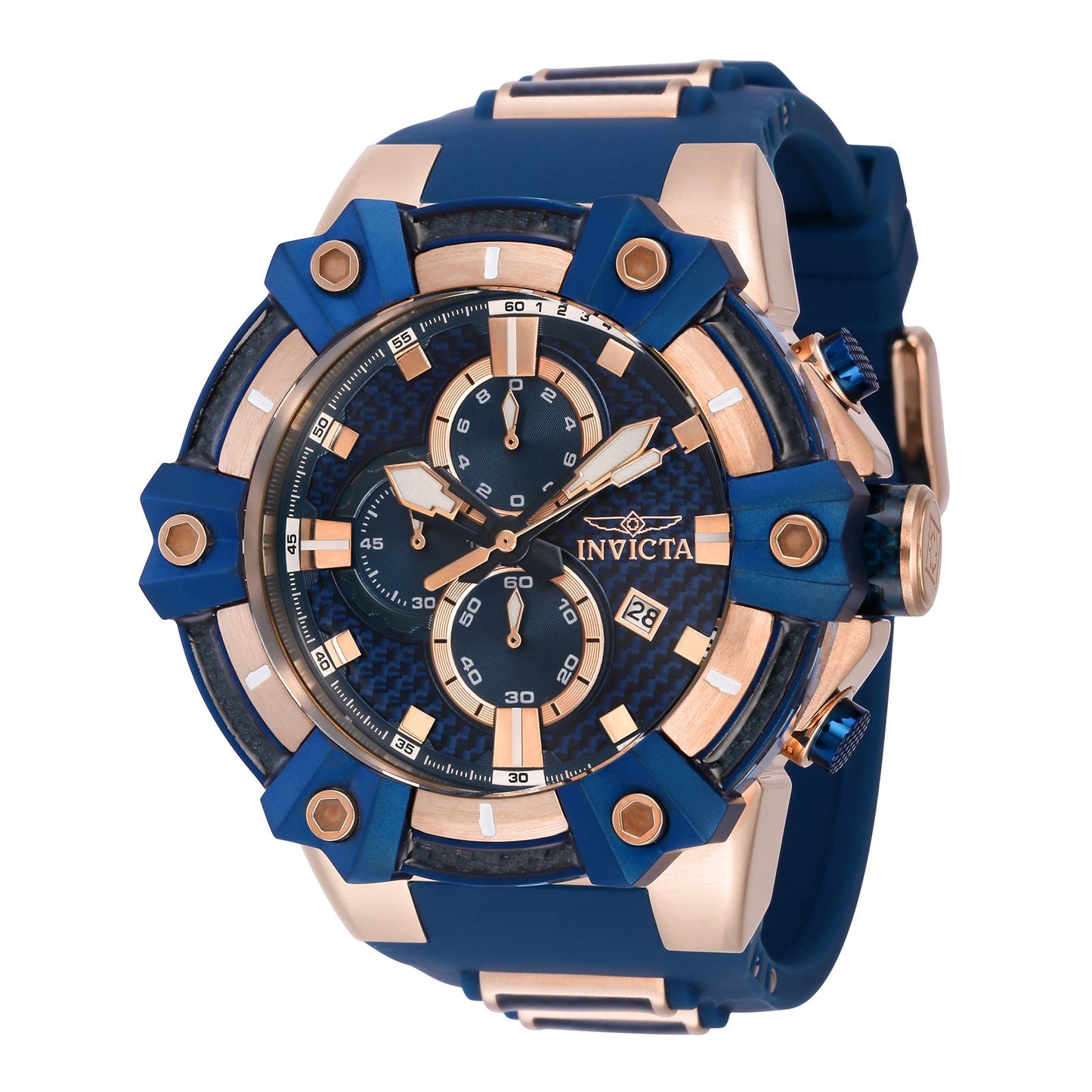 RELOJ DEPORTIVO PARA HOMBRE INVICTA CARBON HAWK 37284 - AZUL