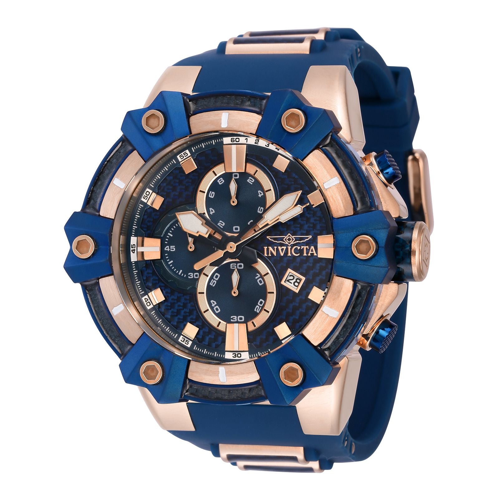RELOJ DEPORTIVO PARA HOMBRE INVICTA CARBON HAWK 37284 - AZUL