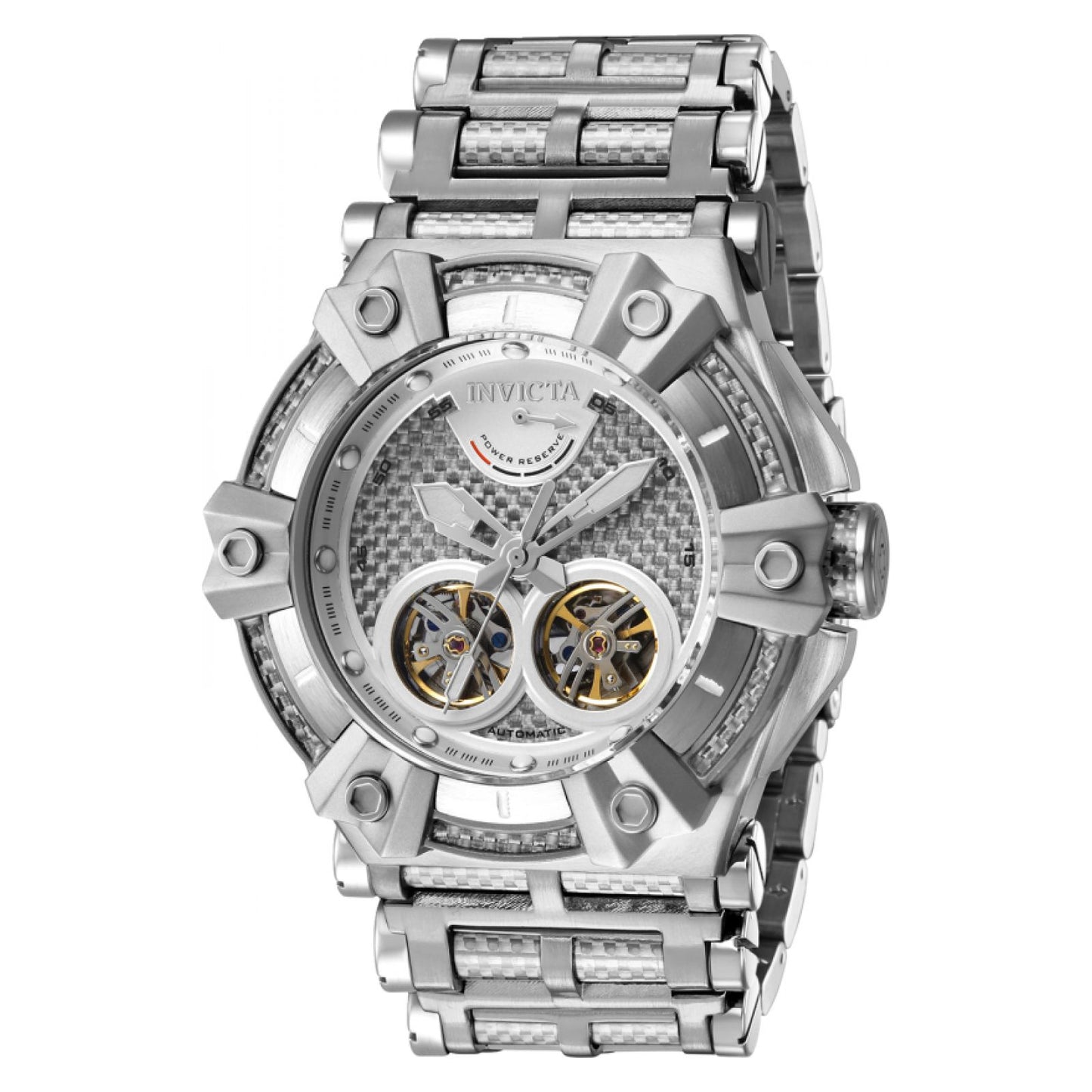 RELOJ  PARA HOMBRE INVICTA CARBON HAWK 37287 - ACERO