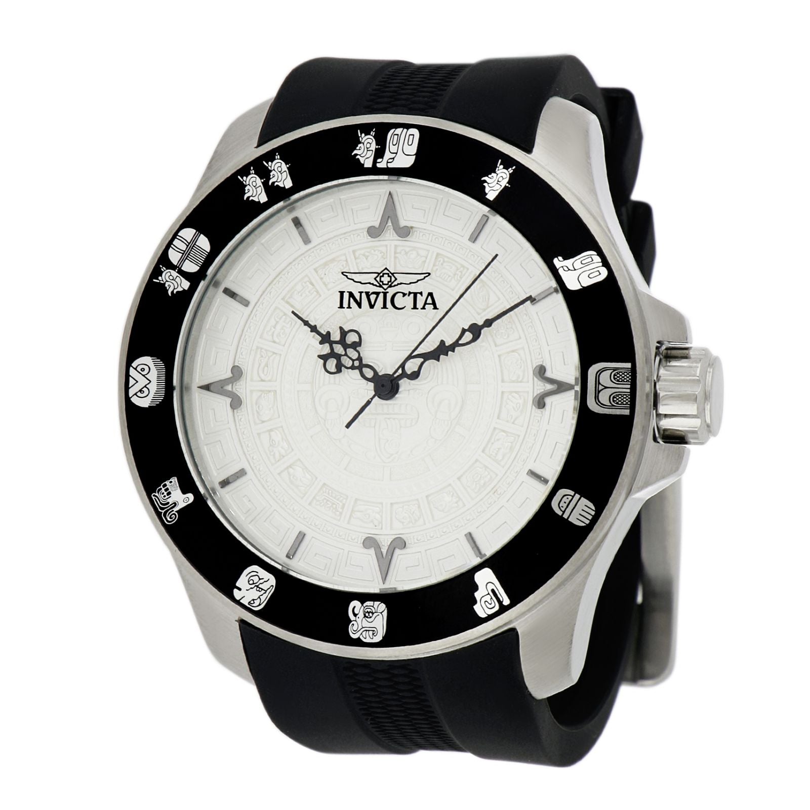 reloj azteca vista frontal
