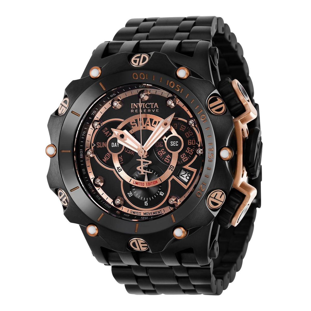 RELOJ  PARA HOMBRE INVICTA SHAQ 37457 - NEGRO
