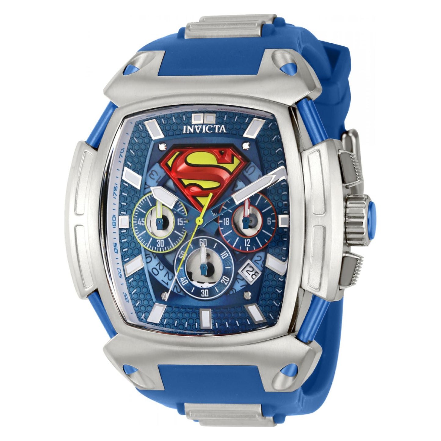 RELOJ SUPERMAN PARA HOMBRE INVICTA DC COMICS 37610 - ACERO AZUL