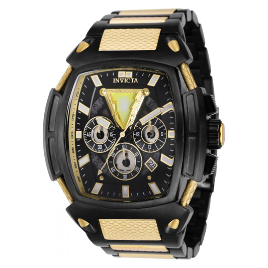 RELOJ ADÁN NEGRO PARA HOMBRE INVICTA DC COMICS 37615 - ORO NEGRO