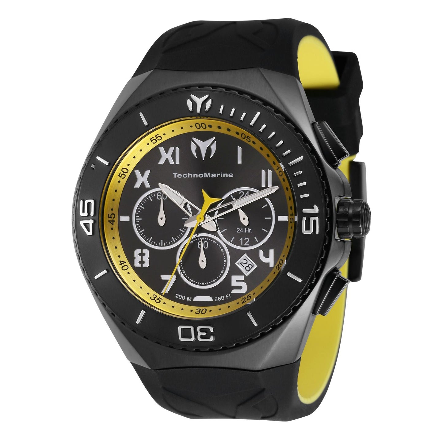 RELOJ DEPORTIVO PARA HOMBRE TECHNOMARINE MANTA TM 221045 - AMARILLO, NEGRO