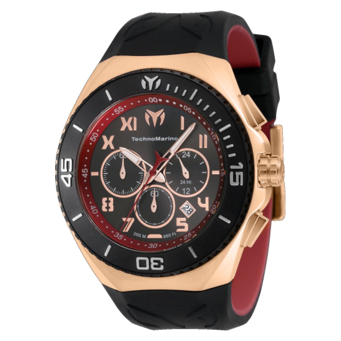 RELOJ DEPORTIVO PARA HOMBRE TECHNOMARINE MANTA TM-221046 - NEGRO ROJO