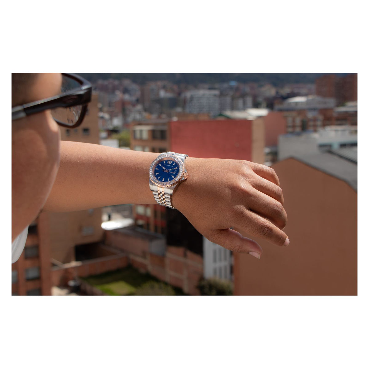 RELOJ  PARA HOMBRE TECHNOMARINE MANTA TM-222064 - ROSE GOLD, STEEL