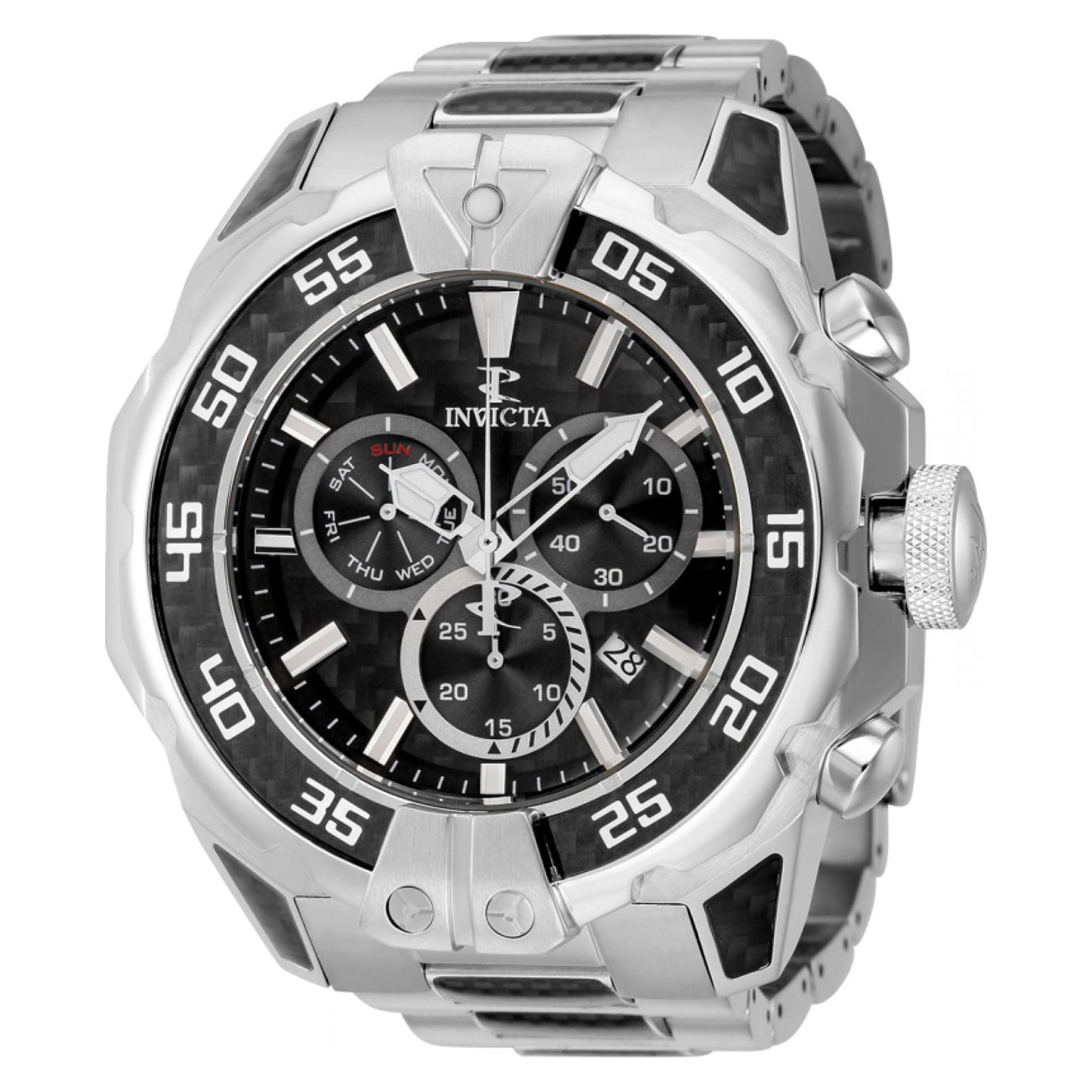 RELOJ  PARA HOMBRE INVICTA CARBON HAWK 37703 - ACERO