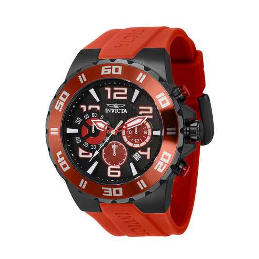 RELOJ DEPORTIVO PARA HOMBRE INVICTA PRO DIVER 37757 - NEGRO, ROJO