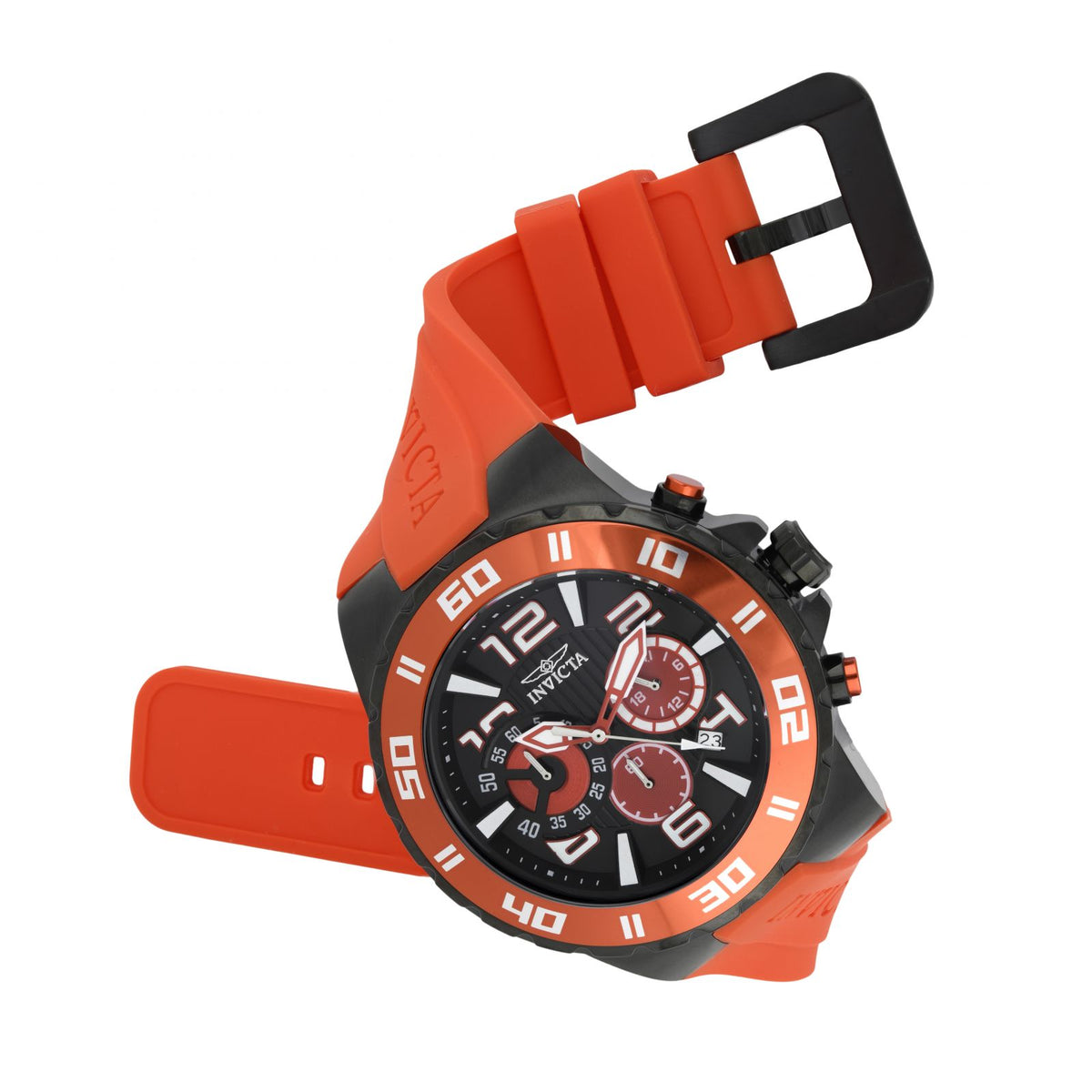 RELOJ DEPORTIVO PARA HOMBRE INVICTA PRO DIVER 37757 - NEGRO, ROJO
