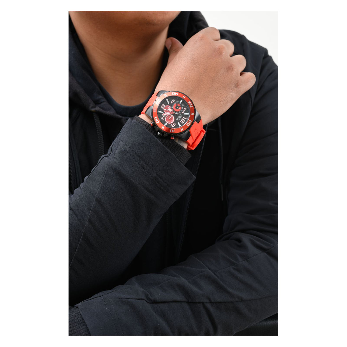 RELOJ DEPORTIVO PARA HOMBRE INVICTA PRO DIVER 37757 - NEGRO, ROJO