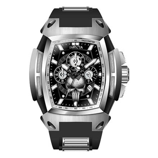 RELOJ CASTIGADOR PARA HOMBRE INVICTA MARVEL 37831 - NEGRO, ACERO