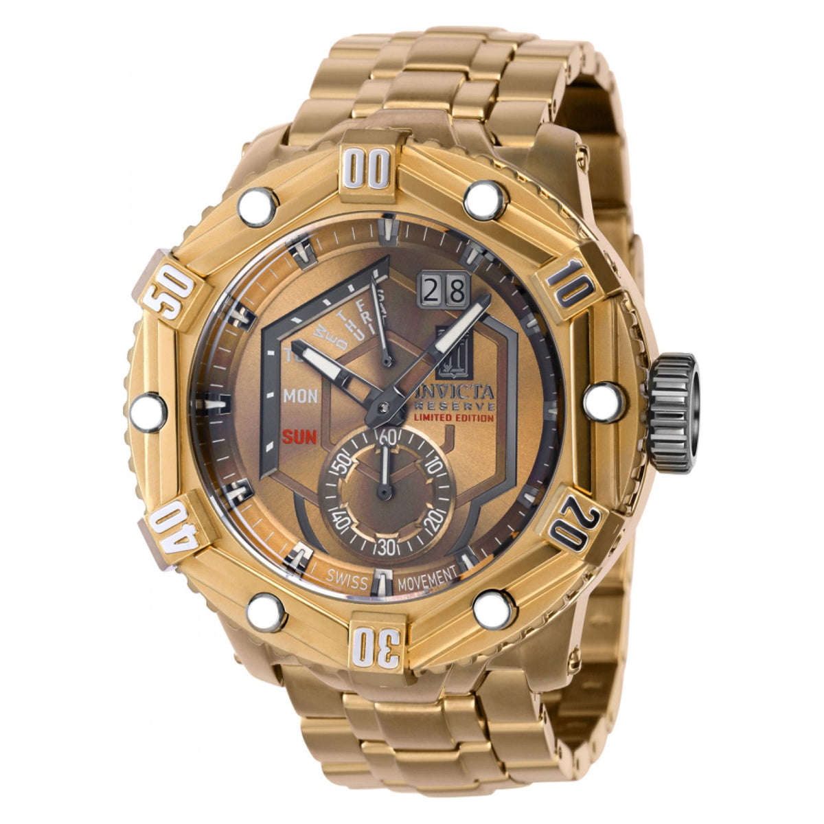 RELOJ  PARA HOMBRE INVICTA HURACAN 38252 - CAQUI