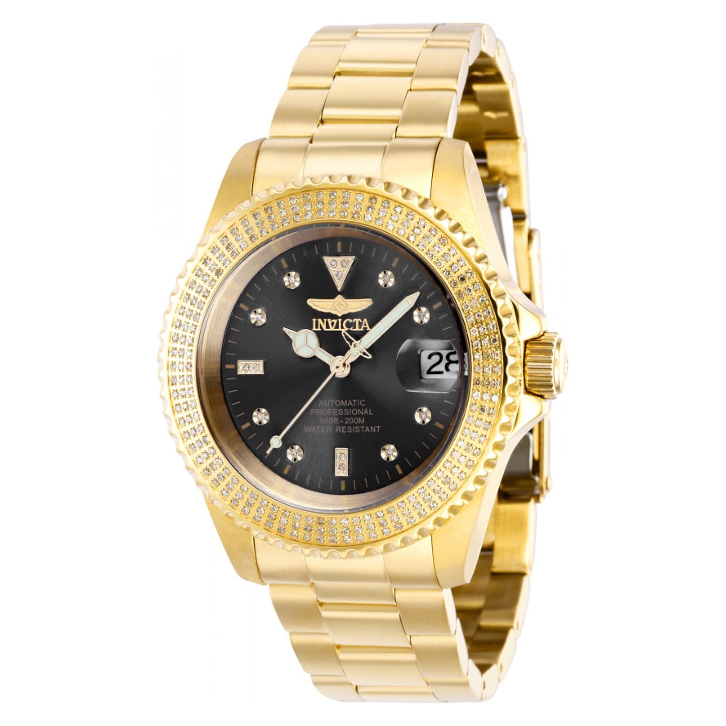 RELOJ  PARA HOMBRE INVICTA PRO DIVER 38257 - ORO