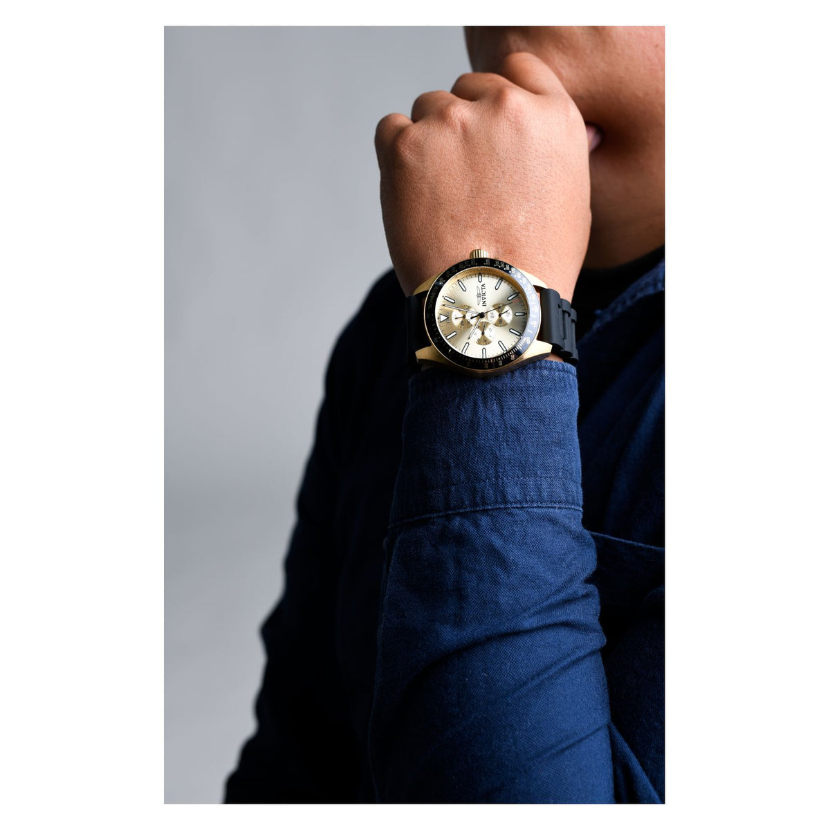 RELOJ DEPORTIVO PARA HOMBRE INVICTA AVIATOR 38405 - NEGRO