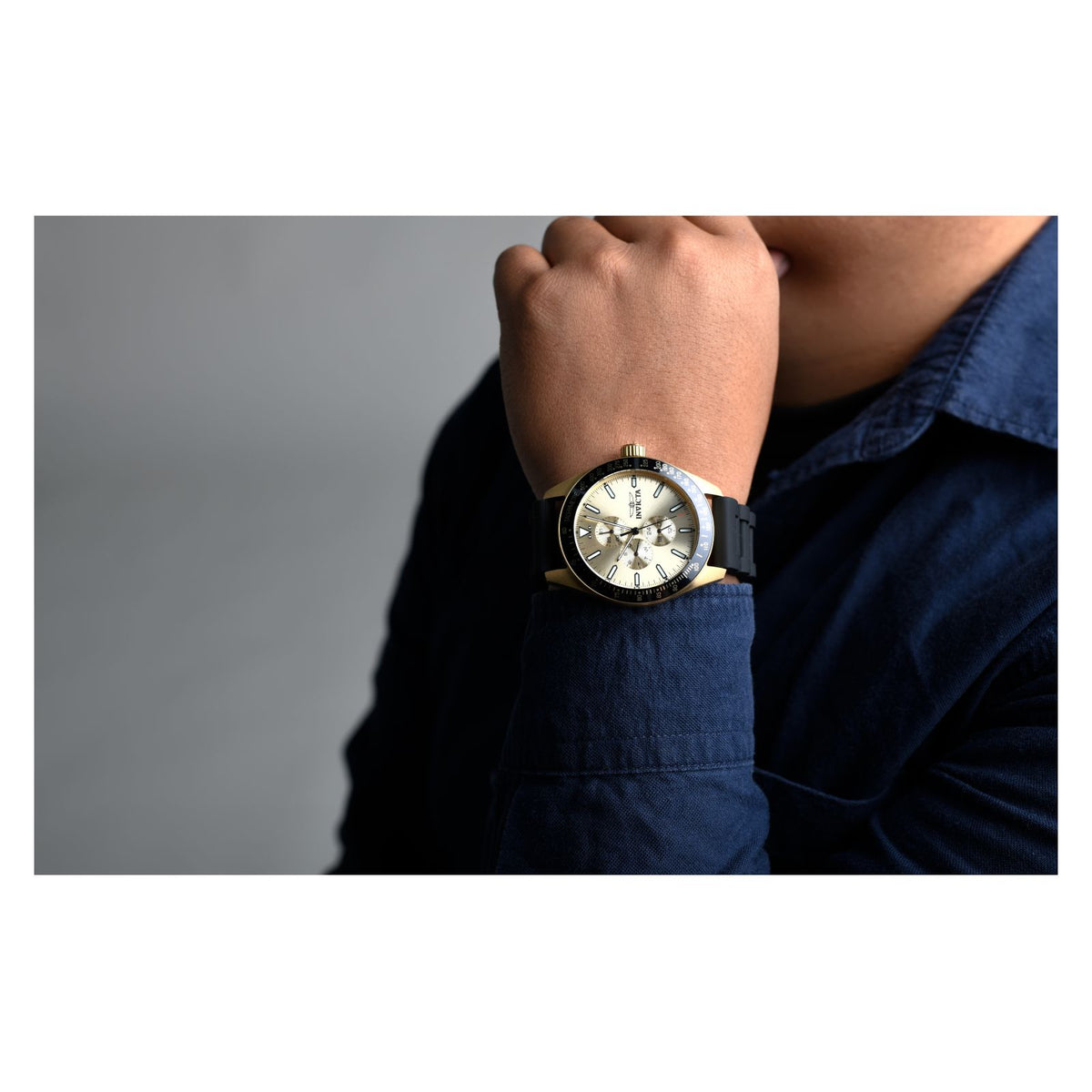 RELOJ DEPORTIVO PARA HOMBRE INVICTA AVIATOR 38405 - NEGRO