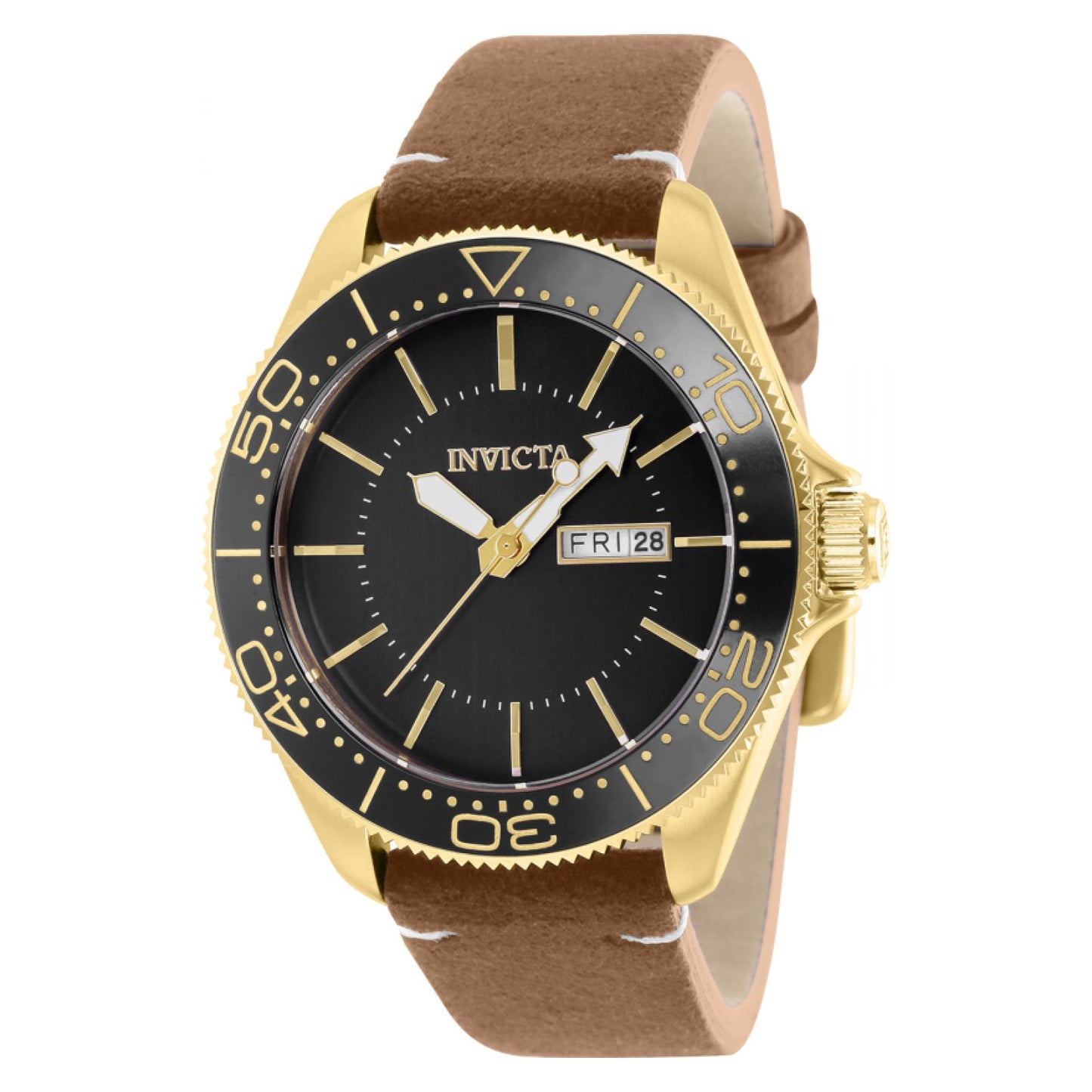 RELOJ CLÁSICO PARA HOMBRE INVICTA PRO DIVER 38660 - MARRÓN CLARO