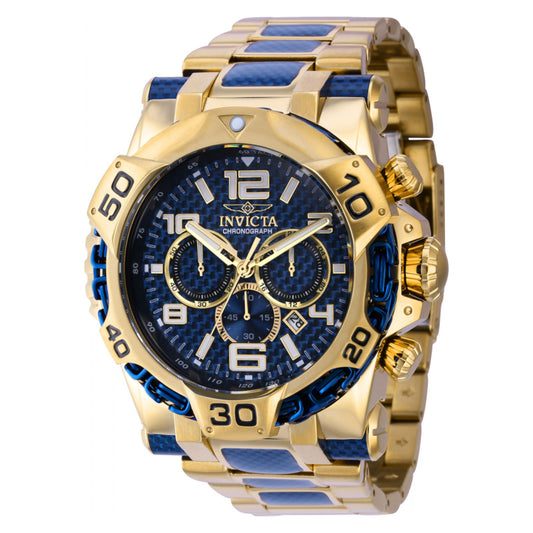 RELOJ  PARA HOMBRE INVICTA MAMMOTH 38793 - AZUL, ORO