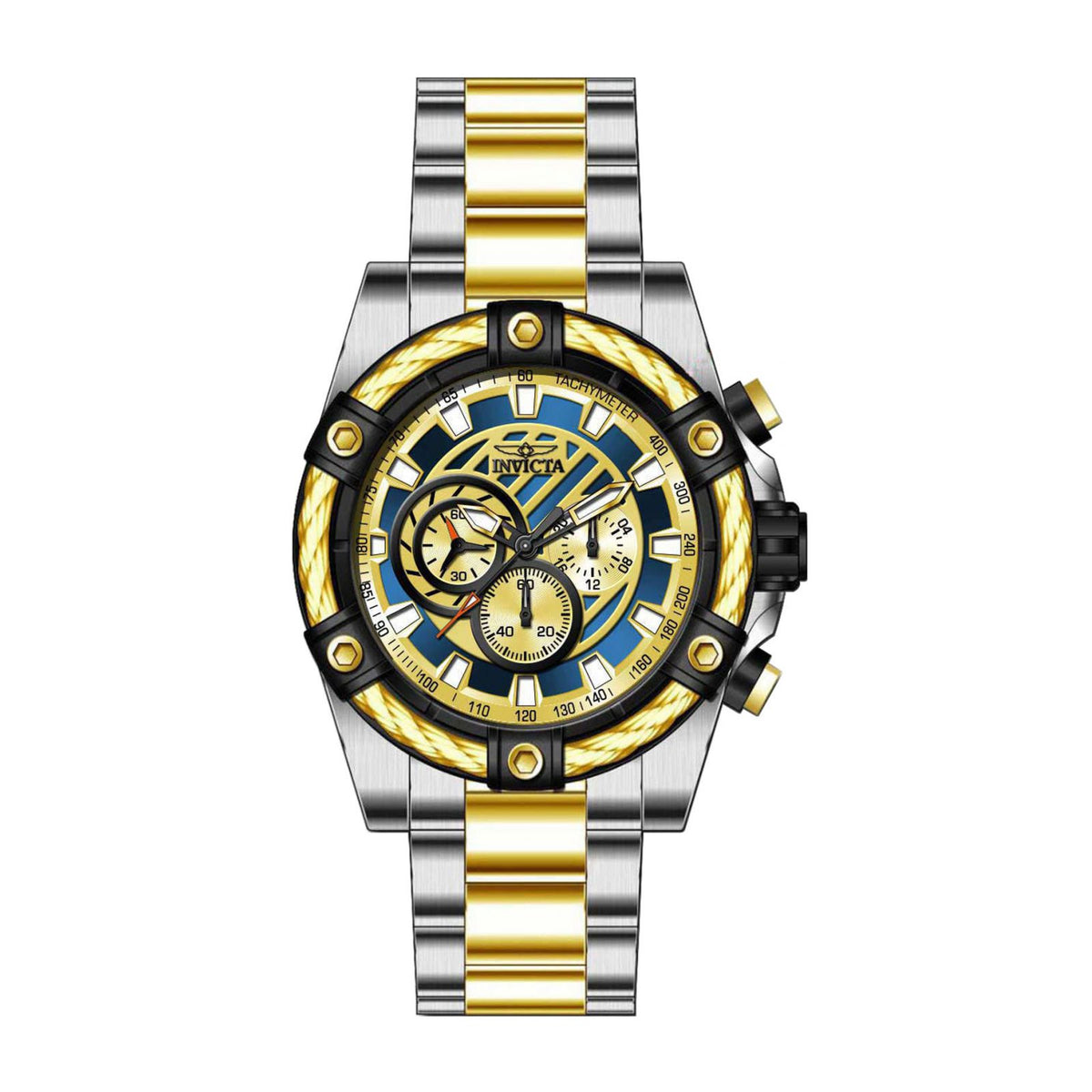 RELOJ  PARA HOMBRE INVICTA BOLT 38957 - ACERO, ORO