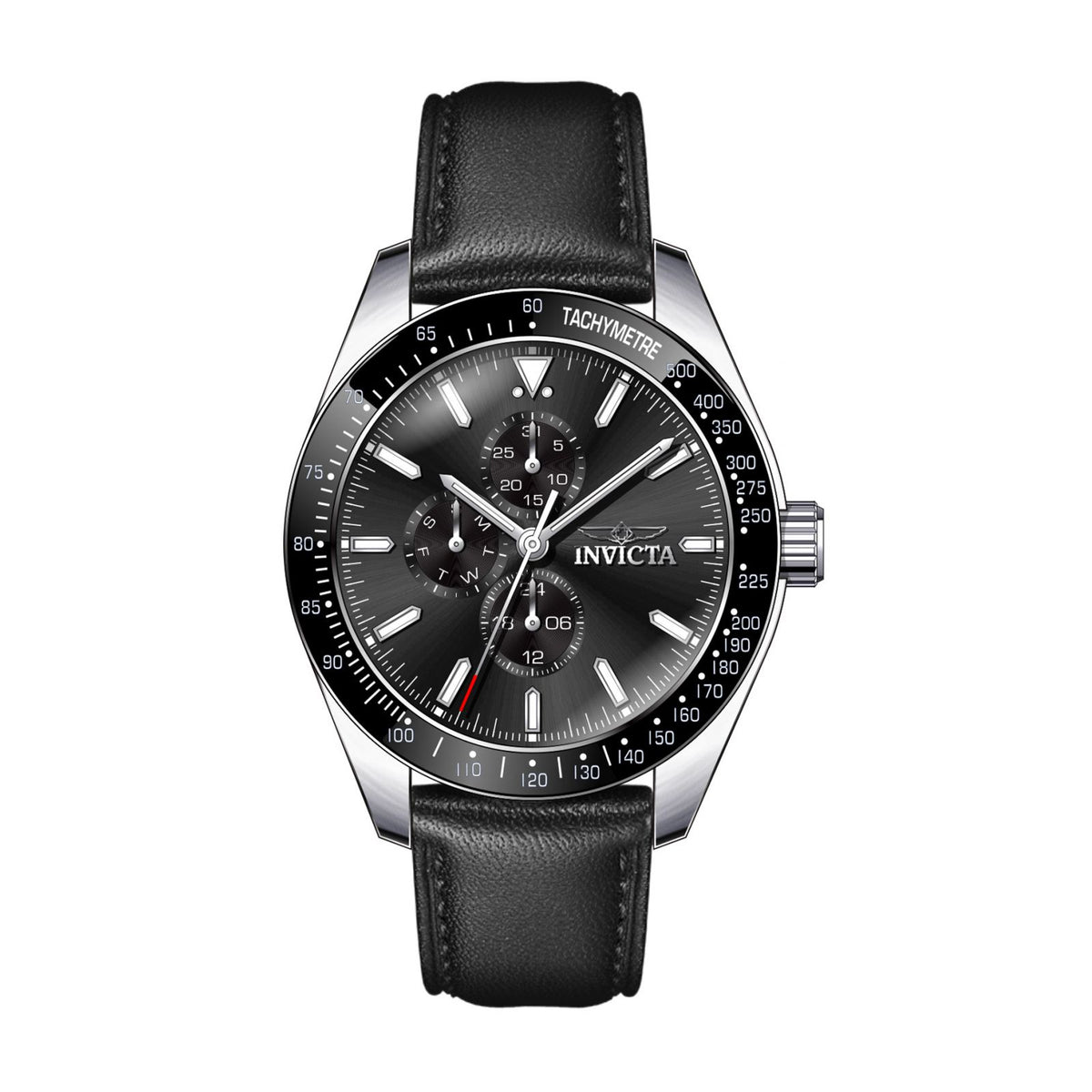 RELOJ CLÁSICO PARA HOMBRE INVICTA AVIATOR 38976 - NEGRO