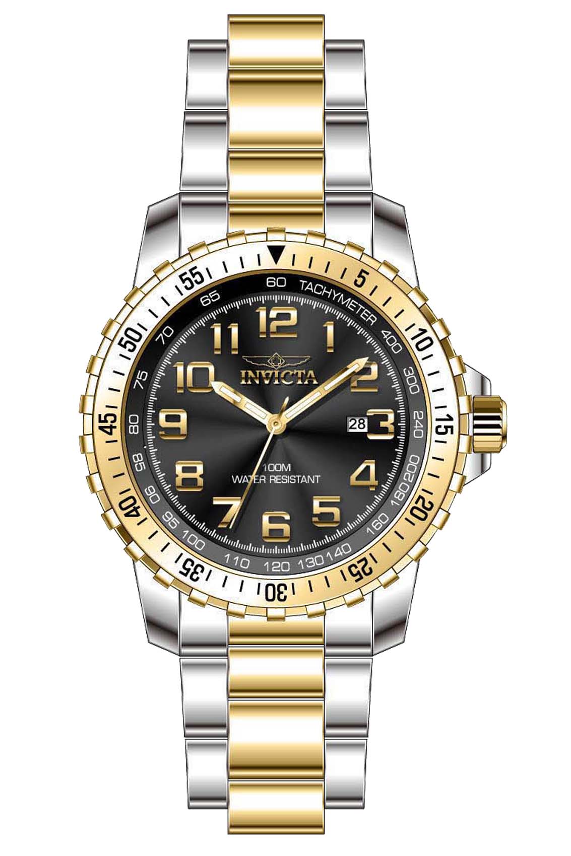 RELOJ CLÁSICO PARA HOMBRE INVICTA SPECIALTY 39121 - ACERO, ORO