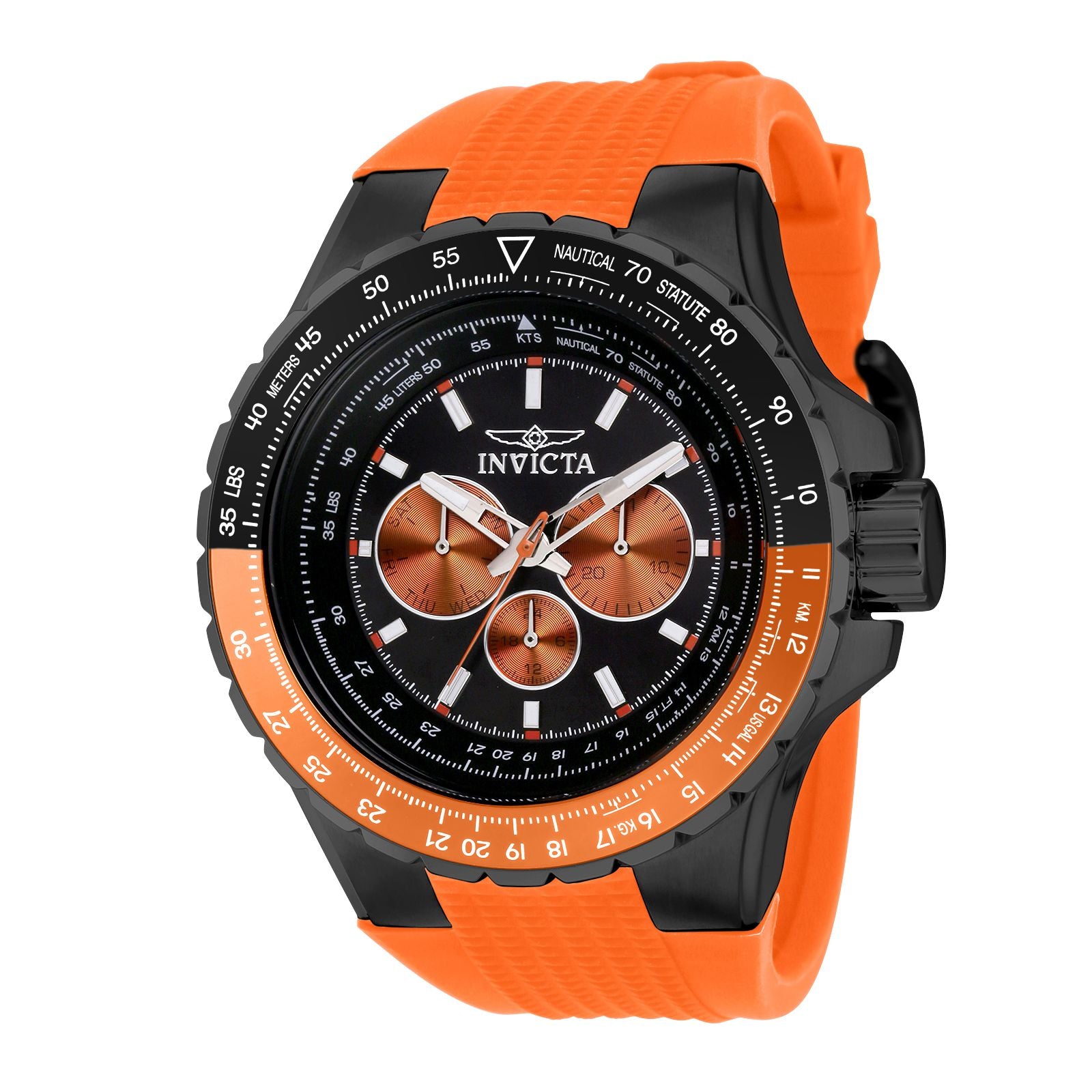 RELOJ DEPORTIVO PARA HOMBRE INVICTA AVIATOR 39306 - NARANJA