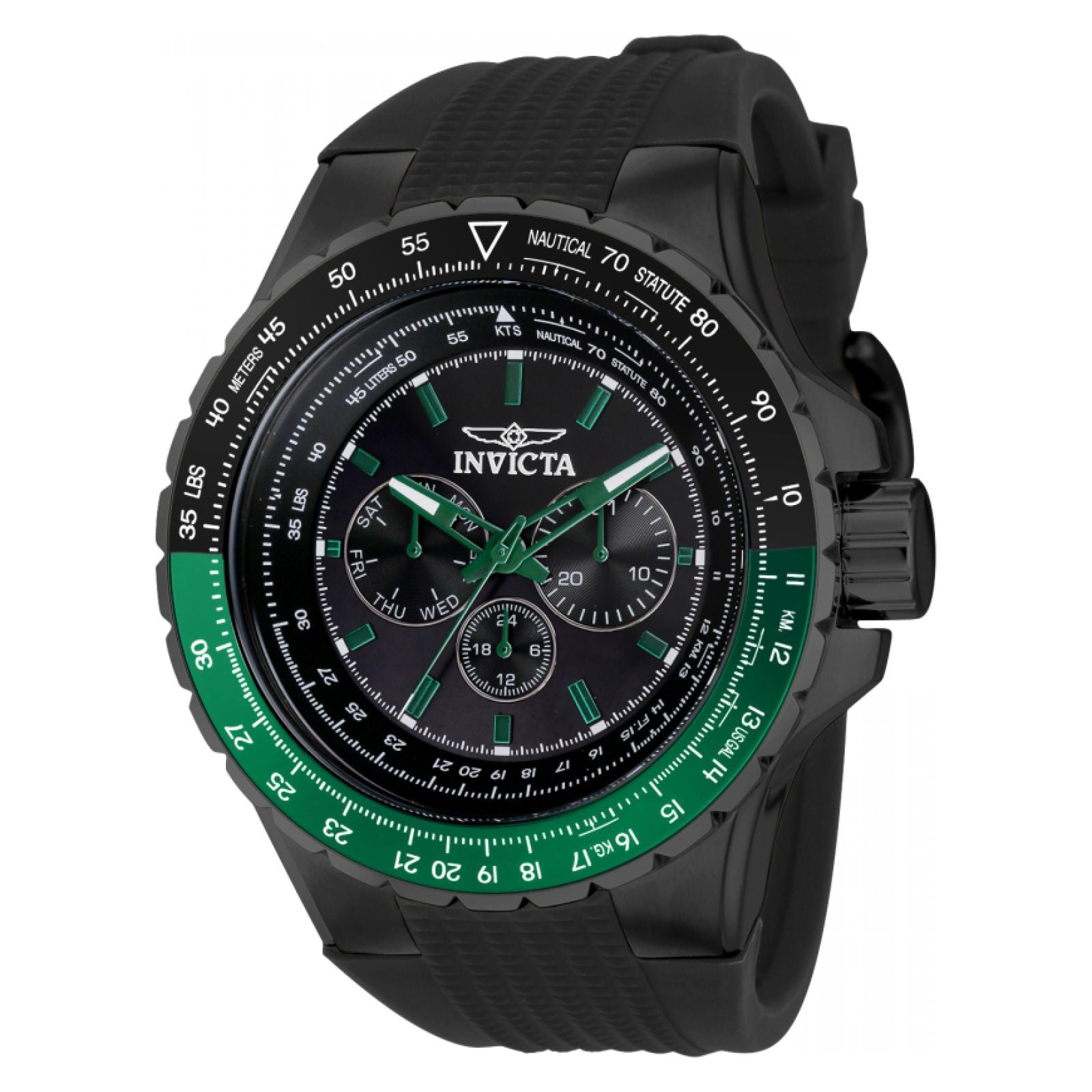 RELOJ DEPORTIVO PARA HOMBRE INVICTA AVIATOR 39308 NEGRO