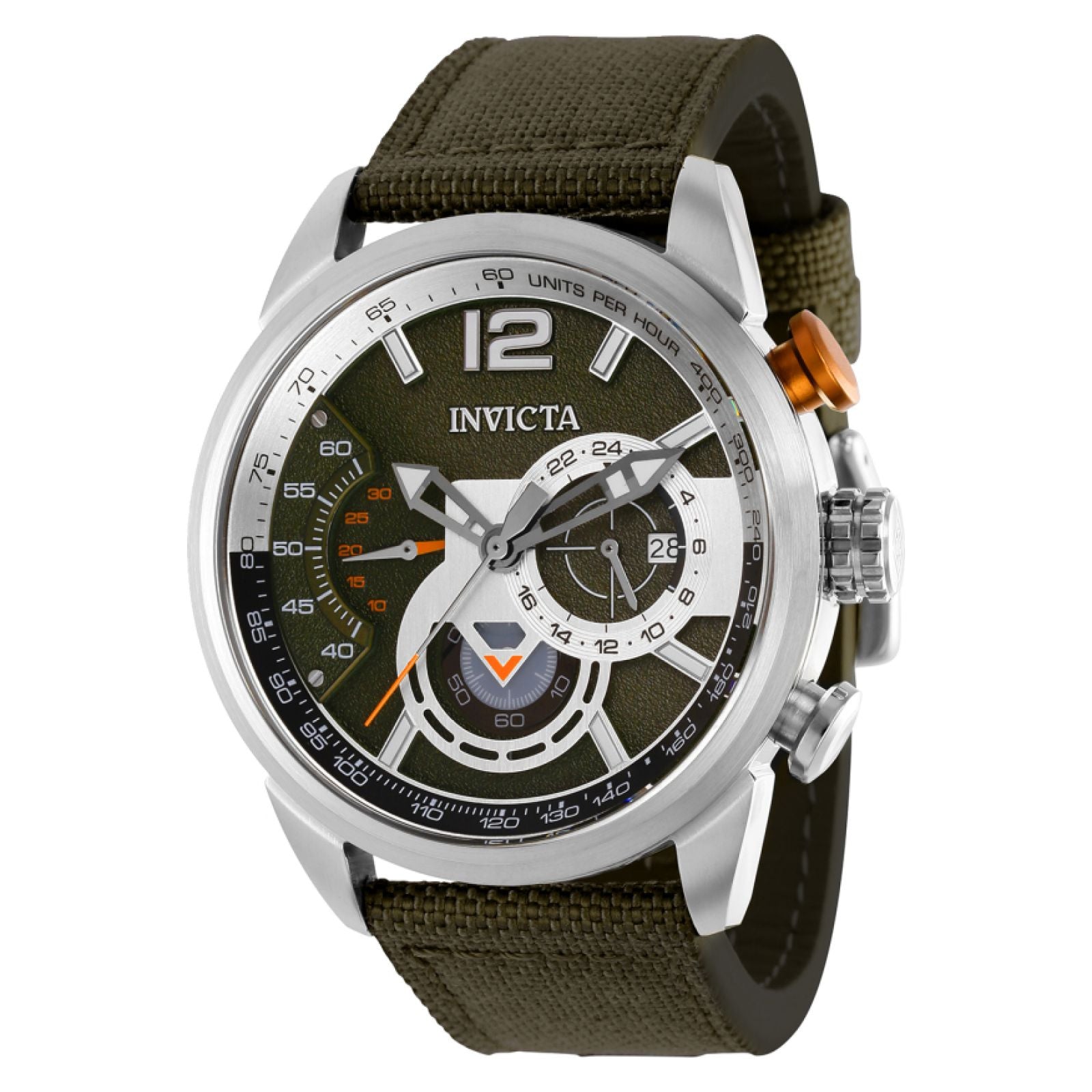 RELOJ  PARA HOMBRE INVICTA AVIATOR 39654 - VERDE