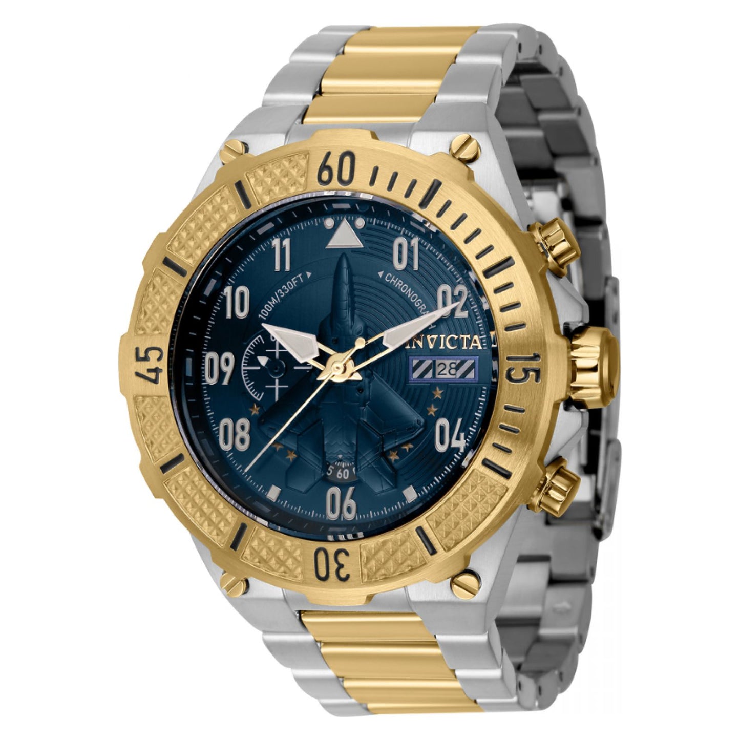 RELOJ  PARA HOMBRE INVICTA AVIATOR 39904 - ORO, ACERO