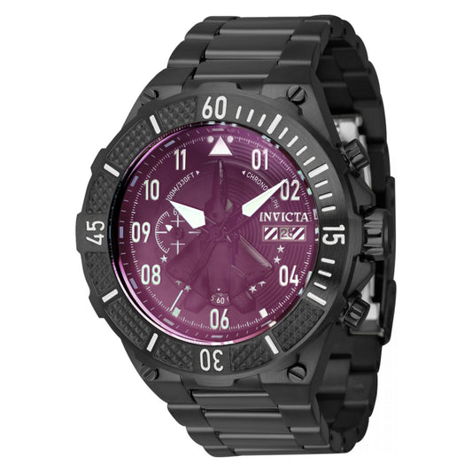 RELOJ  PARA HOMBRE INVICTA AVIATOR 39910 - NEGRO