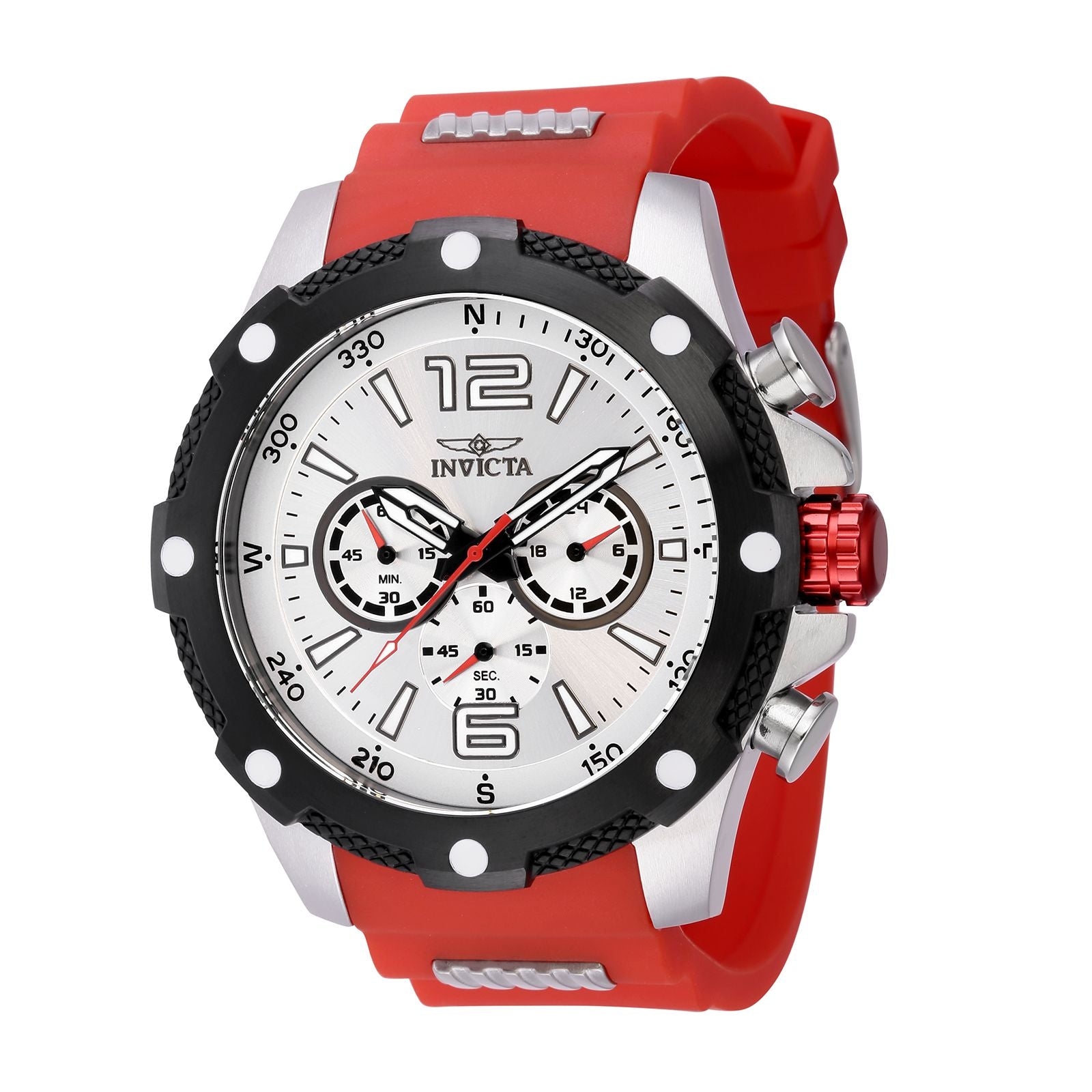 RELOJ DEPORTIVO PARA HOMBRE INVICTA I-FORCE 39992 - ROJO, ACERO
