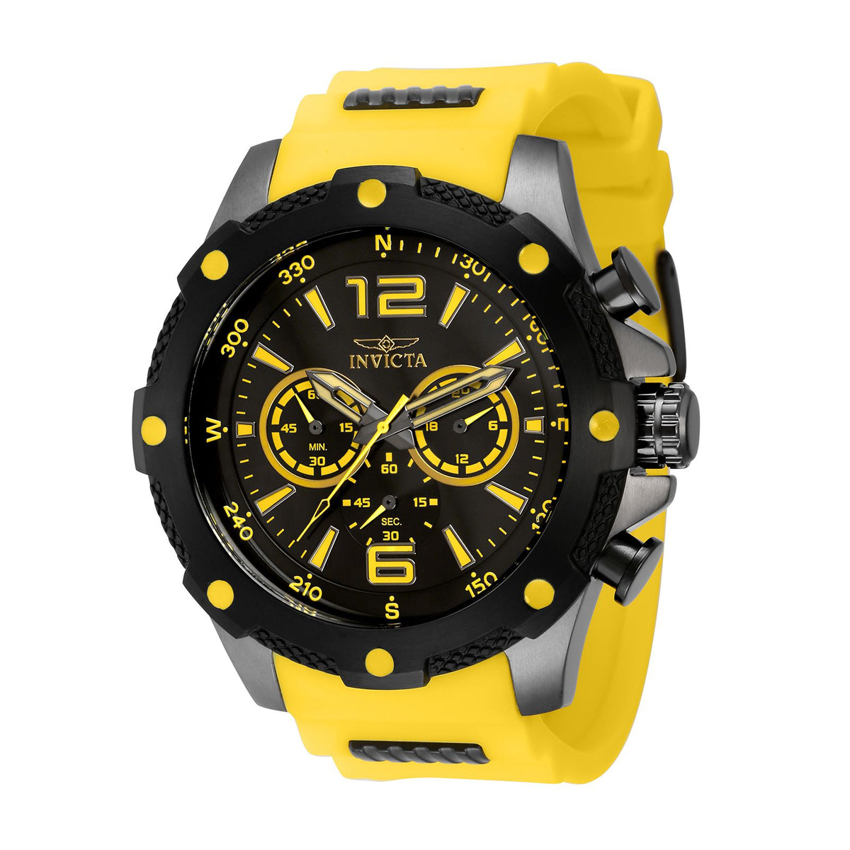 RELOJ DEPORTIVO PARA HOMBRE INVICTA I-FORCE 39996 - AMARILLO, BRONCE DE CAÑÓN