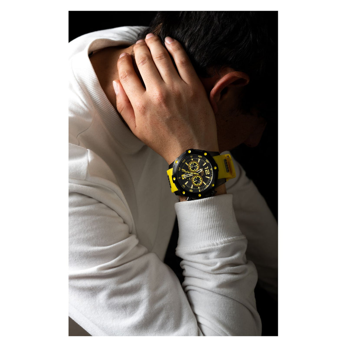 RELOJ DEPORTIVO PARA HOMBRE INVICTA I-FORCE 39996 - AMARILLO, BRONCE DE CAÑÓN