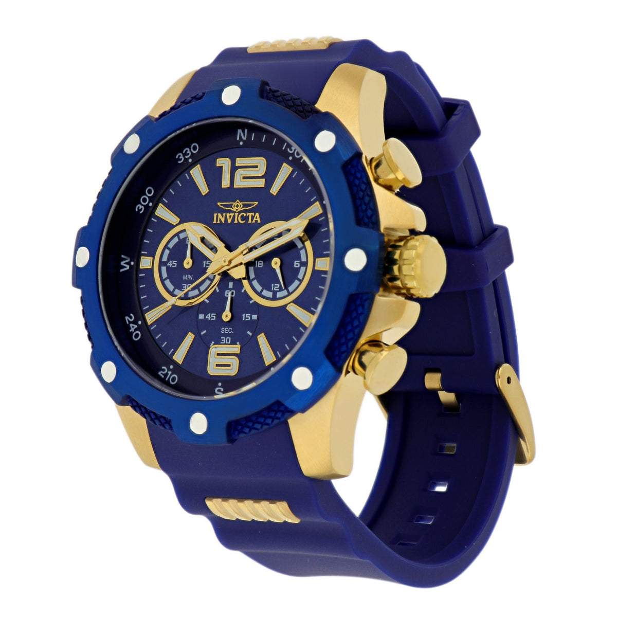 RELOJ DEPORTIVO PARA HOMBRE INVICTA I-FORCE 39997 - AZUL, ORO