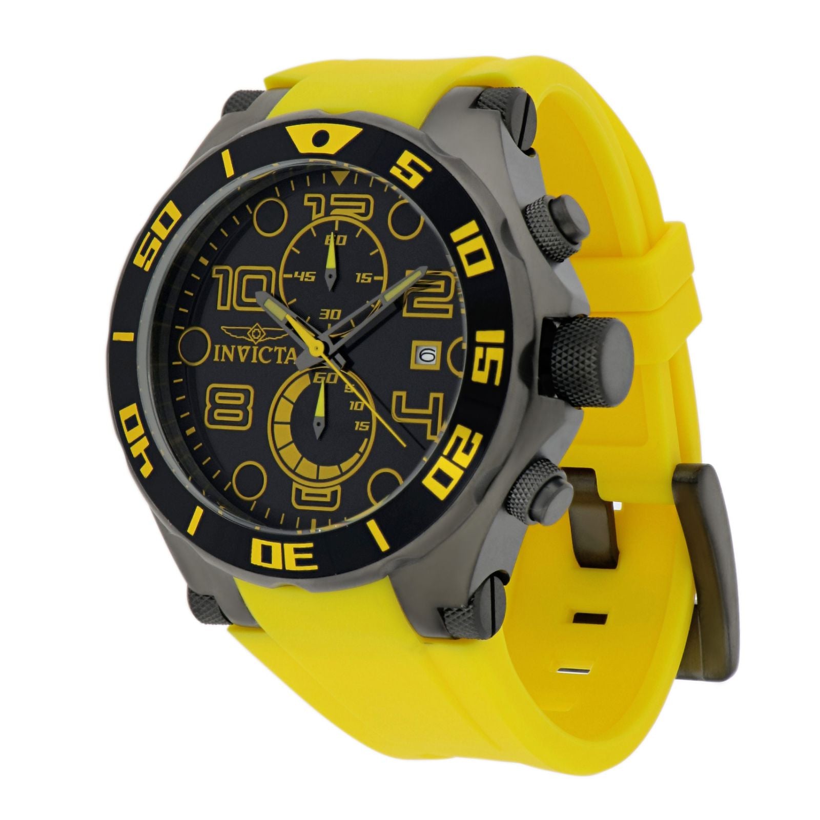 RELOJ DEPORTIVO PARA HOMBRE INVICTA PRO DIVER 40020 - AMARILLO