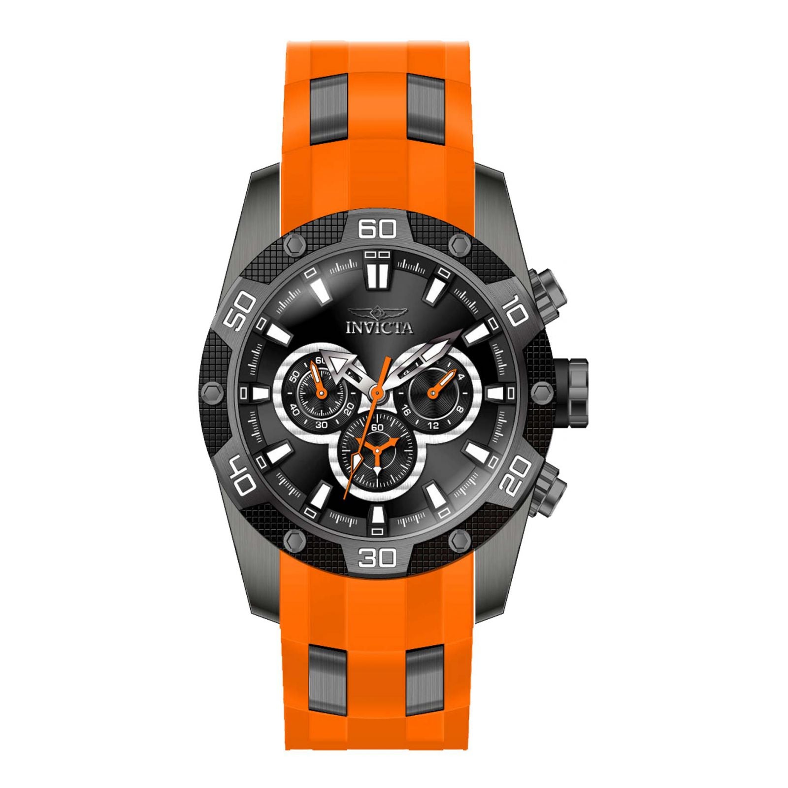 RELOJ DEPORTIVO PARA HOMBRE INVICTA SPEEDWAY 40051 - NARANJA, BRONCE DE CAÑÓN