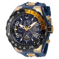RELOJ DEPORTIVO PARA HOMBRE INVICTA AVIATOR 40125 - AZUL, ORO