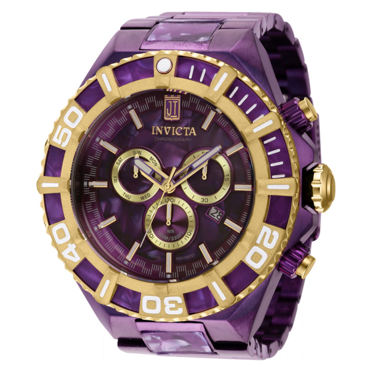 RELOJ DEPORTIVO PARA HOMBRE INVICTA JASON TAYLOR 40206 - PÚRPURA