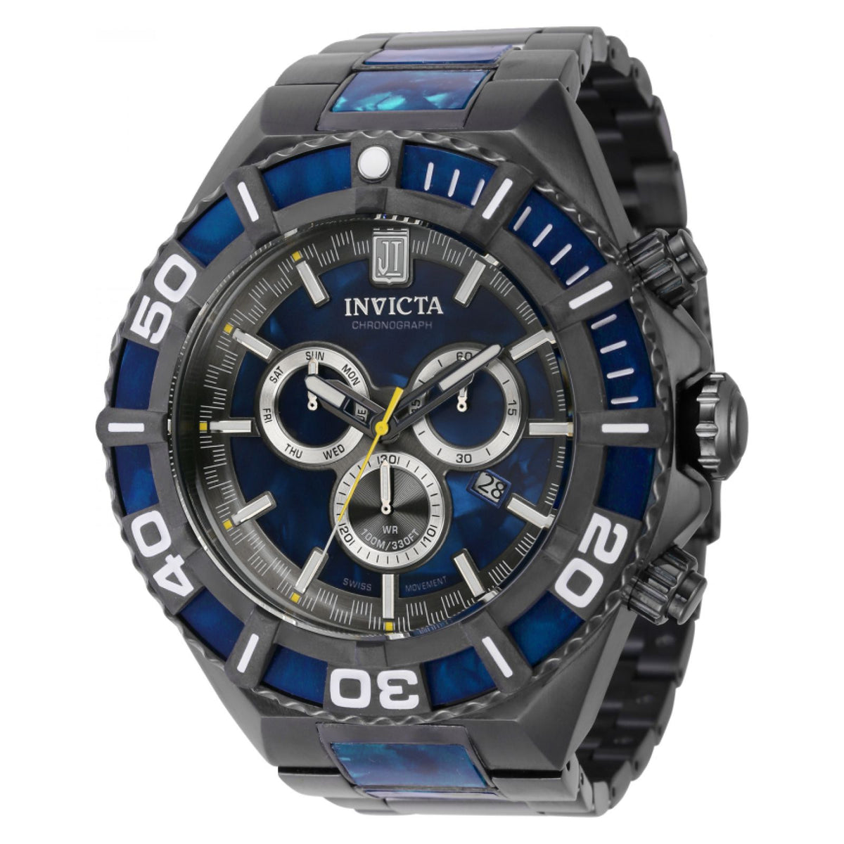 RELOJ DEPORTIVO PARA HOMBRE INVICTA JASON TAYLOR 40208 - AZUL, BRONCE DE CAÑÓN
