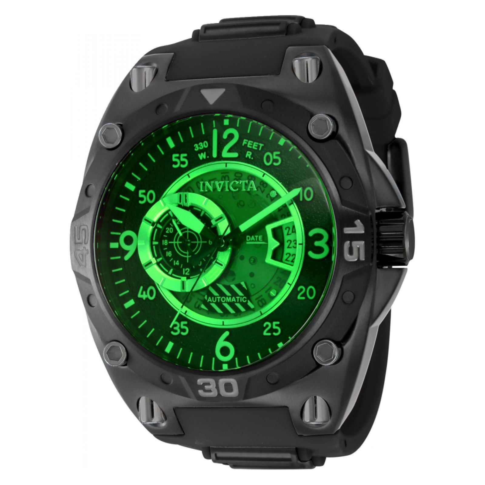 RELOJ DEPORTIVO PARA HOMBRE INVICTA AVIATOR 40285 - BRONCE DE CAÑÓN, NEGRO