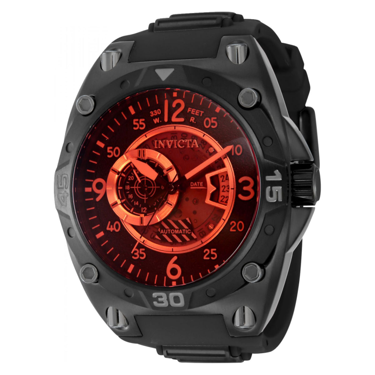 RELOJ DEPORTIVO PARA HOMBRE INVICTA AVIATOR 40286 - BRONCE DE CAÑÓN, NEGRO