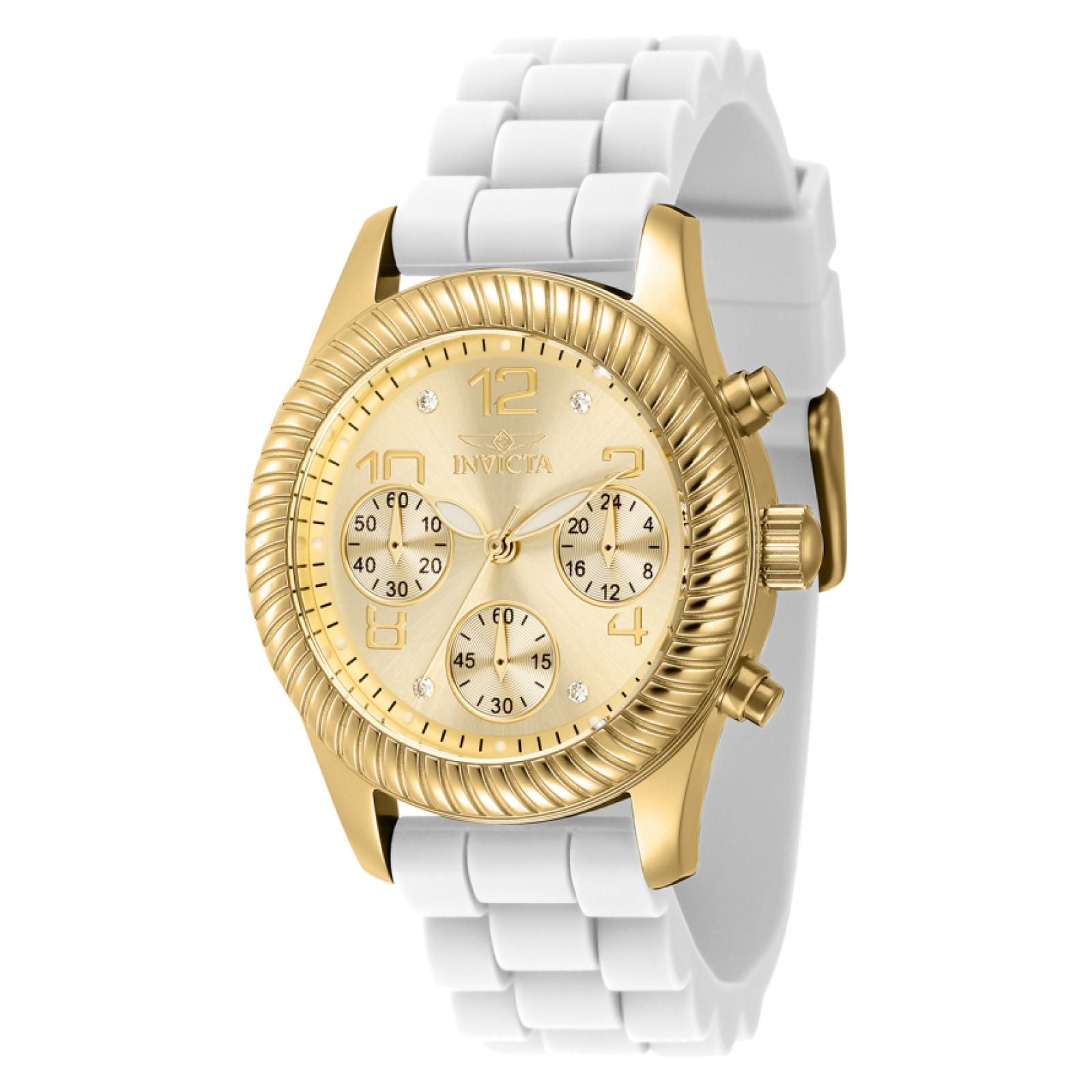 Compra RELOJ DEPORTIVO PARA MUJER INVICTA ANGEL 40303 - BLANCO ...