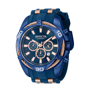 RELOJ DEPORTIVO PARA HOMBRE INVICTA BOLT 40317 - AZUL, ORO ROSA