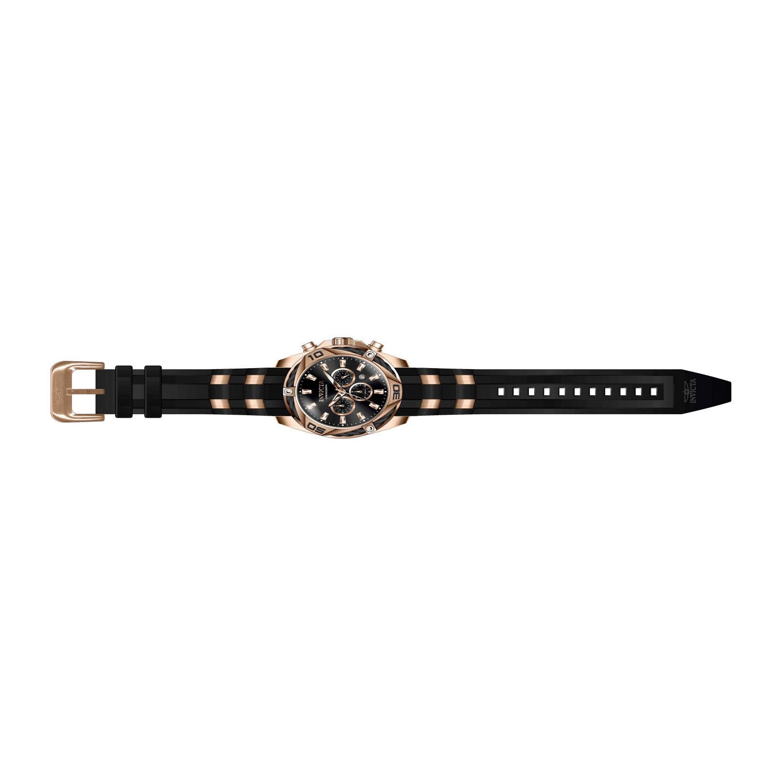RELOJ DEPORTIVO PARA HOMBRE INVICTA BOLT 40319 - NEGRO, ORO ROSA