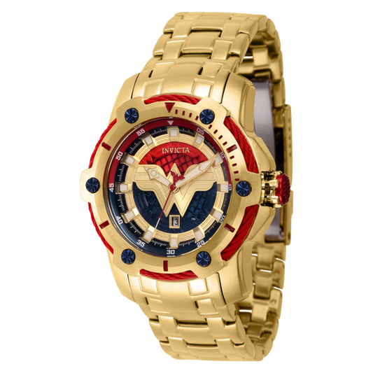 RELOJ  PARA MUJER INVICTA DC COMICS 40472 - ORO