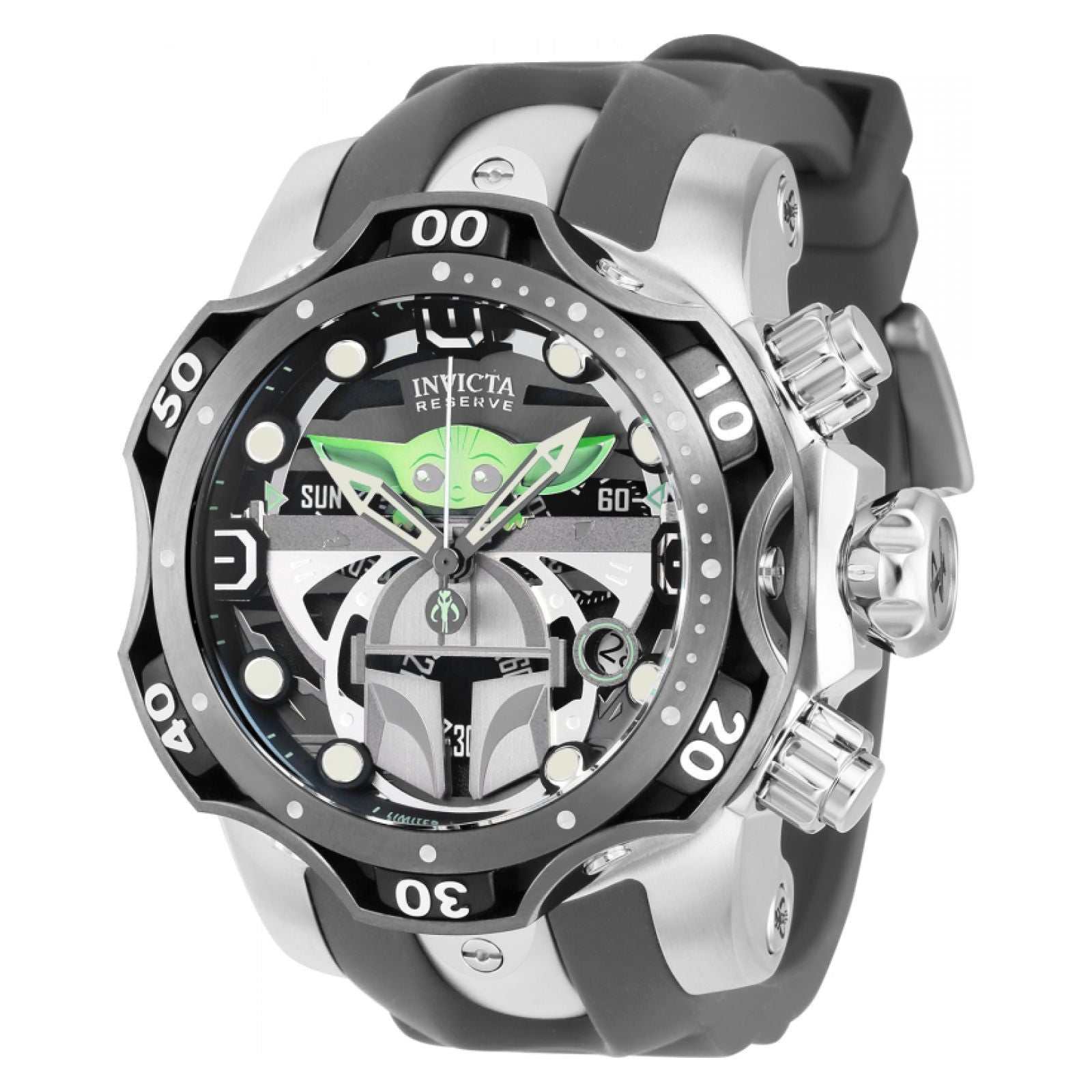 RELOJ EL NIÑO PARA HOMBRE INVICTA STAR WARS 40484 - GRIS, ACERO