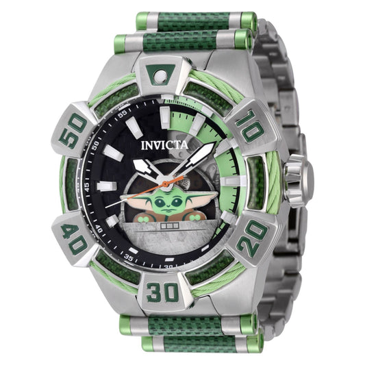 RELOJ  PARA HOMBRE INVICTA STAR WARS 40607 - VERDE, ACERO