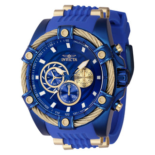RELOJ DEPORTIVO PARA HOMBRE INVICTA BOLT 40797 - AZUL, ORO