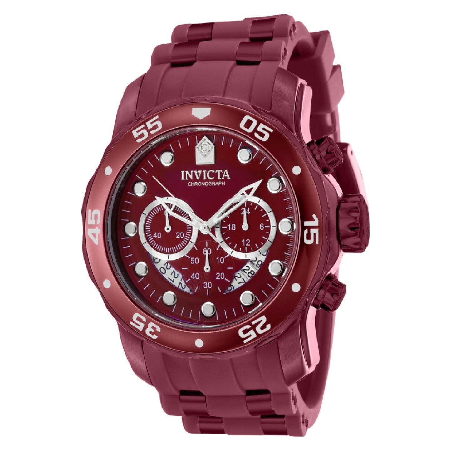 RELOJ DEPORTIVO PARA HOMBRE INVICTA PRO DIVER 40926 - BORGOÑA, ROJO