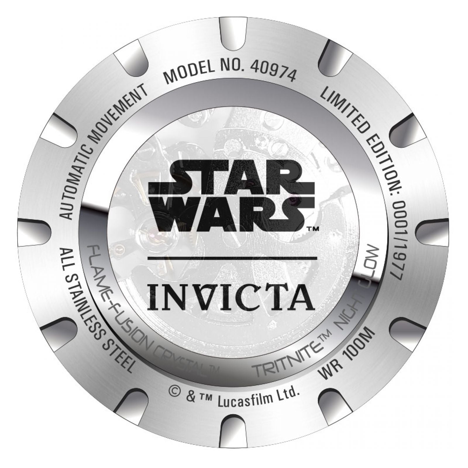 RELOJ  PARA HOMBRE INVICTA STAR WARS 40974 - VERDE